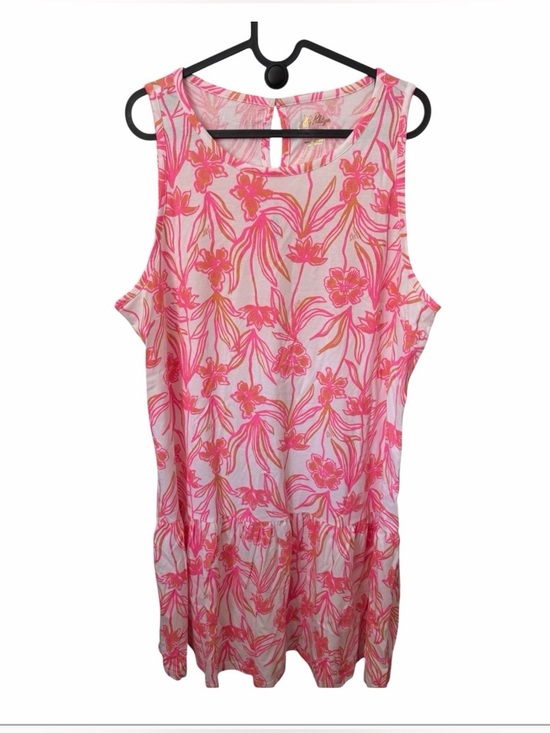 Lilly Pulitzer Dresses & Skirts - Lilly Pulitzer Dixi Dress Sunset Orange Budding Romance NWOT XL